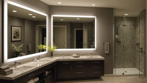 Comment installer un système d'éclairage LED économique pour un miroir de salle de bains ?