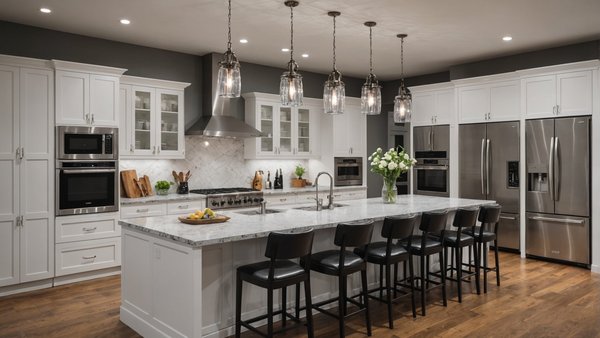 Quelle est la distance optimale entre un îlot de cuisine et les autres meubles pour faciliter la circulation ?