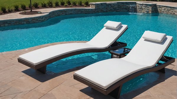 Quelles sont les innovations en matière de chaises longues immergées pour piscine?